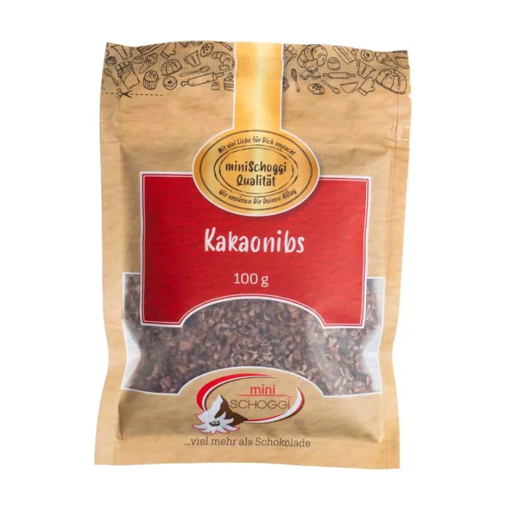 Nibs de cacao, 100 g pour pralinés et desserts