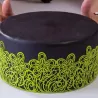 Silicone border mat Flower dream for elegant decorations