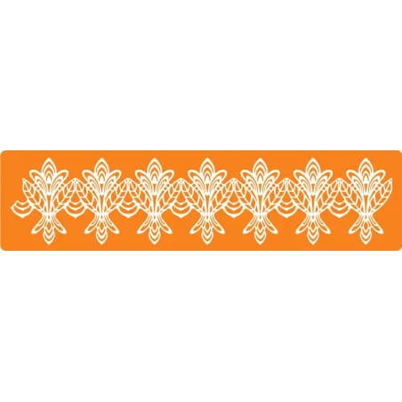 Elegant silicone border mat for elegant decorations