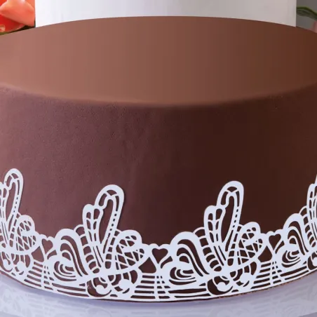 Silicone border mat Sweeping for elegant decorations