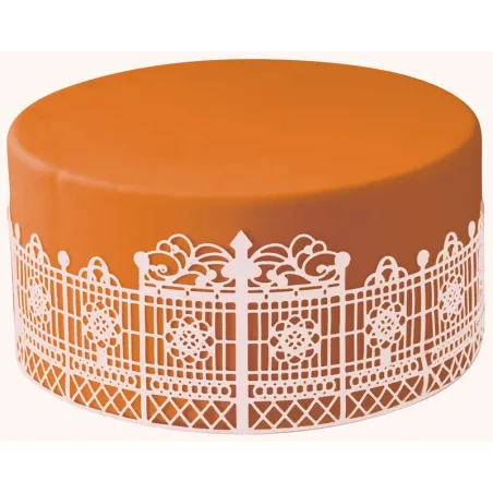 Romantic castle gate silicone border mat for elegant decorations