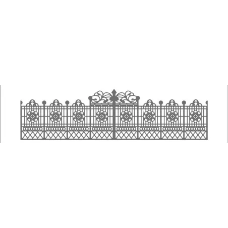 Stuoia in silicone per bordure Portale del Castello Romantico per decorazioni raffinate