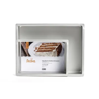 Kuchenbackform Rechteckig 30 x 20 cm für Kuchen und Torten