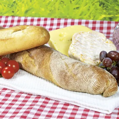 Plaque à baguettes 37 x 23.5 cm pour des baguettes croustillantes
