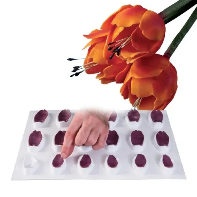 Tulpen-Former für edle Zucker- und Fondanttulpen