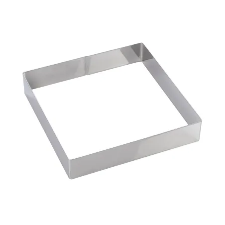 Cercle à tarte carré 26 x 26 x 5 cm pour tartes et biscuits raffinés