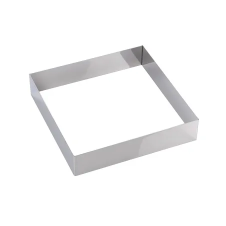 Square cake ring 24 x 24 x 5 cm for fine cakes and sponge cakes