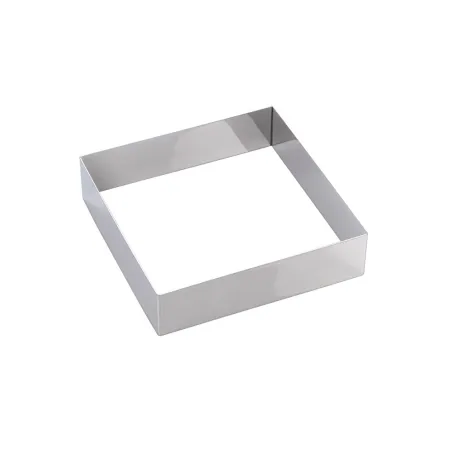 Anello per torte quadrato 20 x 20 x 5 cm per torte raffinate e pan di Spagna