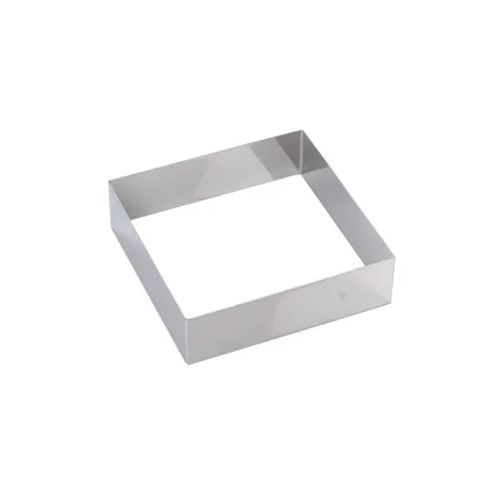 Anello per torte quadrato 18 x 18 x 5 cm per torte raffinate e pan di Spagna