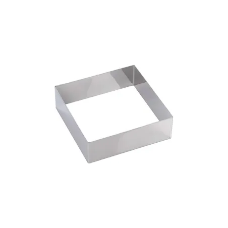 Square cake ring 16 x 16 x 5 cm for fine cakes and sponge cakes