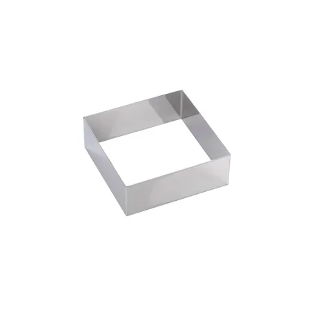 Cake ring square 14 x 14 x 5 cm for fine cakes and sponge cakes