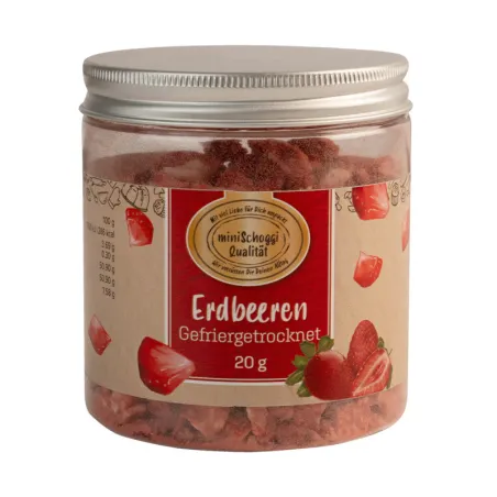 Fraises lyophilisées, 20 g pour pralines et desserts