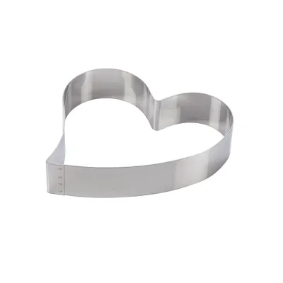 Tortenring Herz geschwungen Ø 20 cm x 5 cm für süsse Torten