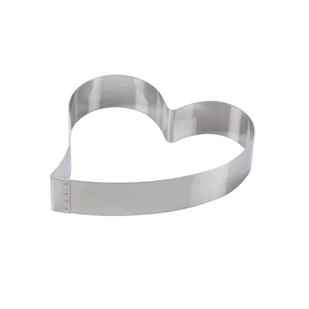 Cake ring heart curved Ø 20 cm x 5 cm for sweet cakes