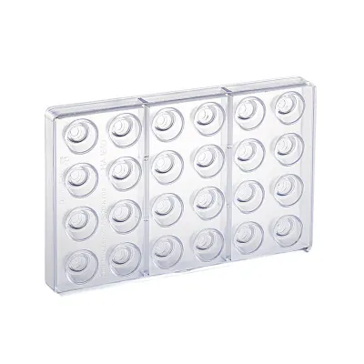 Praline mold curved 24 chocolates