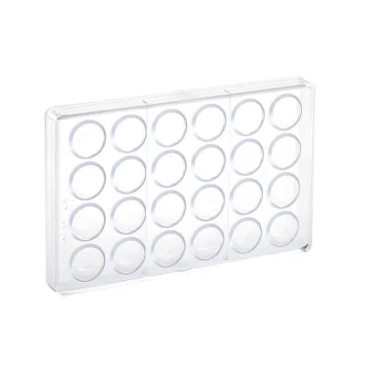 Pralinenform Halbkugel Abgeflacht 24 Pralinen