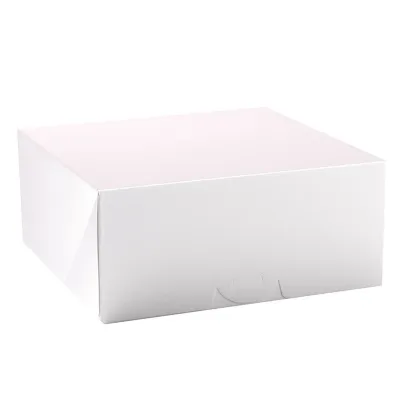 Tortenschachtel Weiss 18 x 18 x 8 cm