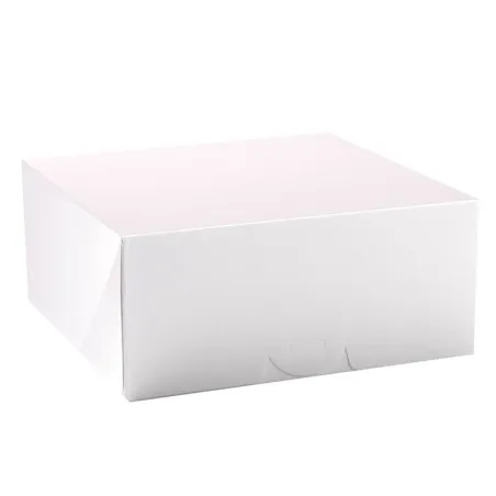 Scatola per torte bianca 18 x 18 x 8 cm