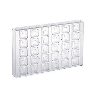Praline mold Carré Geometrie 30 pralines