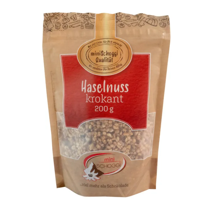 Croquant aux noisettes grillées, 200 g pour pralines et desserts