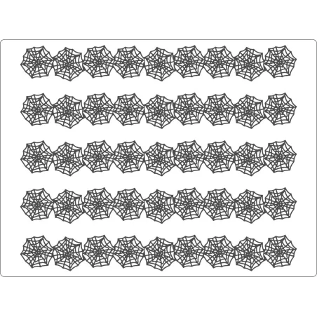 Silicone border mat mesh for spooky decorations