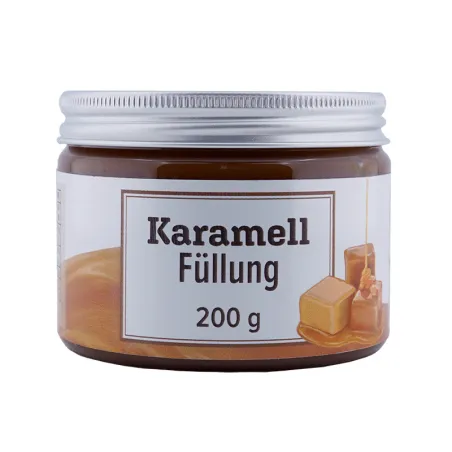Caramel filling, 200 g for pralines and desserts