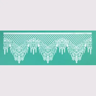 Tapis de bordure en silicone Pompeux pour des décorations raffinées