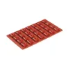 Stampo in silicone triangolare Ø 3 cm, 28 pezzi per dolce e salato