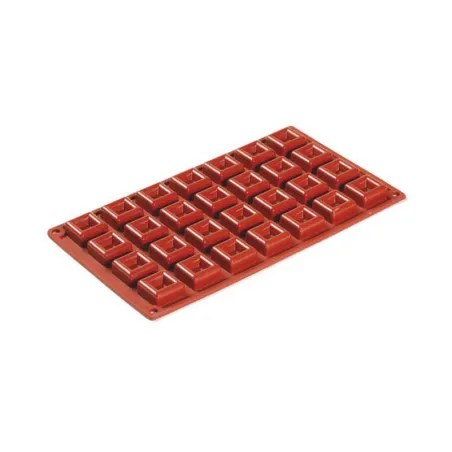 Silicone mold square 3 cm 28 pieces for sweet and savory