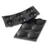 Stampo in silicone semisfera Ø 7 cm 6 pezzi per dolci e salati