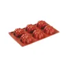 Stampo in silicone fiori Ø 8 cm 6 pezzi per dolci e salati