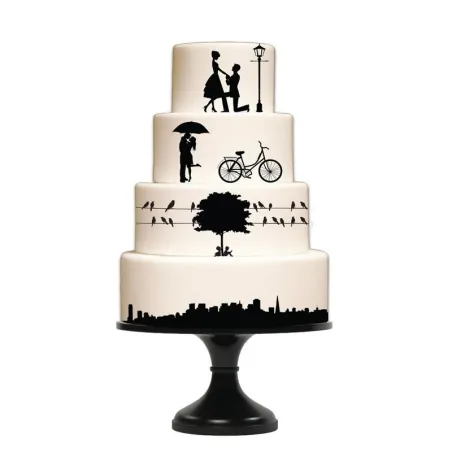 Tappetino in silicone Silho Urban Life per decorazioni eleganti