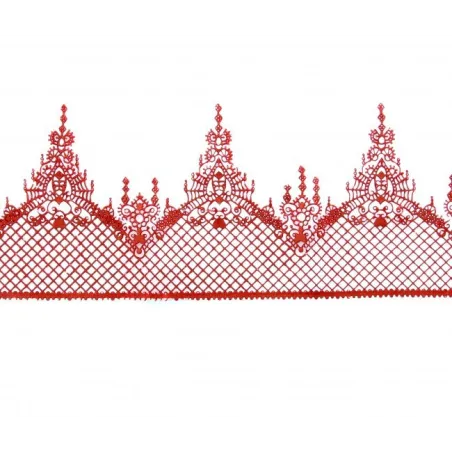 Ophelia silicone border mat for particularly intricate decorations