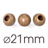 63 mini sfere cave al latte Ø 21 mm per tartufi fatti in casa