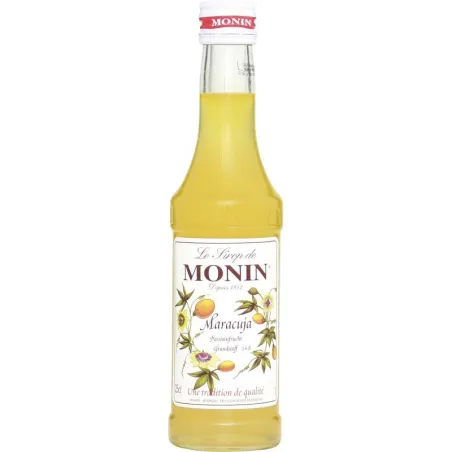 Monin Sciroppo al Frutto della Passione, 250 ml per drink e ripieni di torte