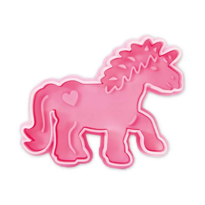Ausstecher mit Auswerfer Kleines Einhorn für toll dekorierte Guetzli