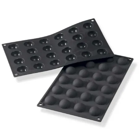 Half-sphere silicone mold Ø 3 cm, 24 pieces for sweet and savory treats
