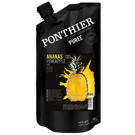 Purea di frutta all'ananas, 1 kg per dessert deliziosamente fruttati
