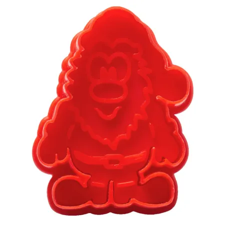 Cookie cutter with Santa Claus ejector for beautifully decorated biscuits