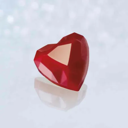 Moule à pralines Diamant Cœur 24 pralines