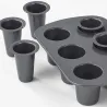 Baking mold for cookie cups
