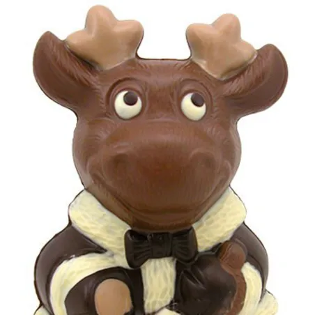 Moule à chocolat renne grand pour des figurines en chocolat sucrées