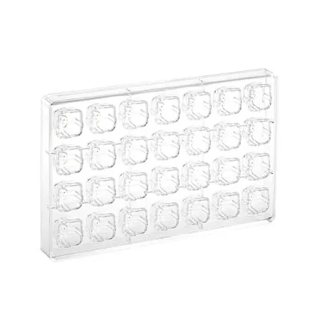 Praline mold gift 28 chocolates