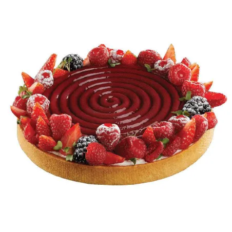 Spiral silicone mold Ø 14 cm, 2 pieces for sweet patisserie