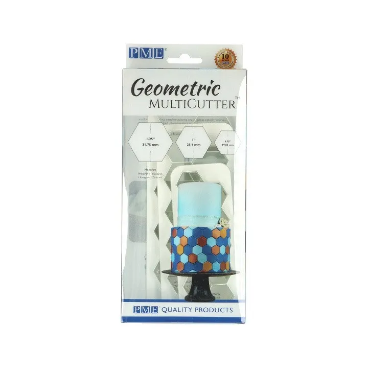 Set d'emporte-pièces Hexagone - Multiset Géométrie