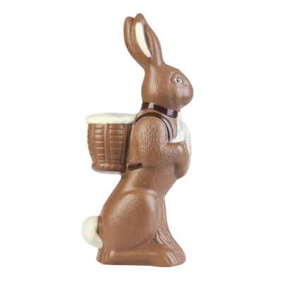 Stampo per cioccolato Coniglio con cestino per dolci figure di cioccolato