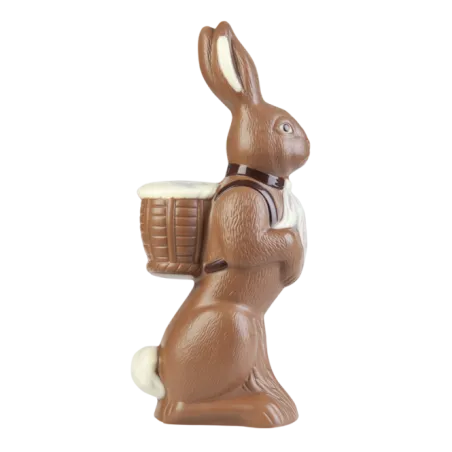 Stampo per cioccolato Coniglio con cestino per dolci figure di cioccolato