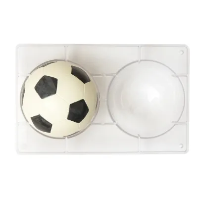Schokoladenform Fussball Gross, 2-teilig