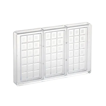 Chocolate bar mold classic 3 pieces