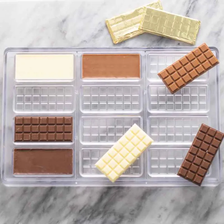 Chocolate bars mini mold 12 pieces